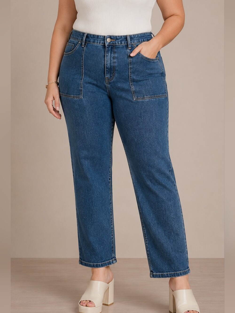 Knox rose high rise straight leg jeans - NWT